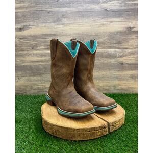 Ariat Women - Size 8.5B - Brown Anthem Java Square Toe Cowboy Boots 10027247